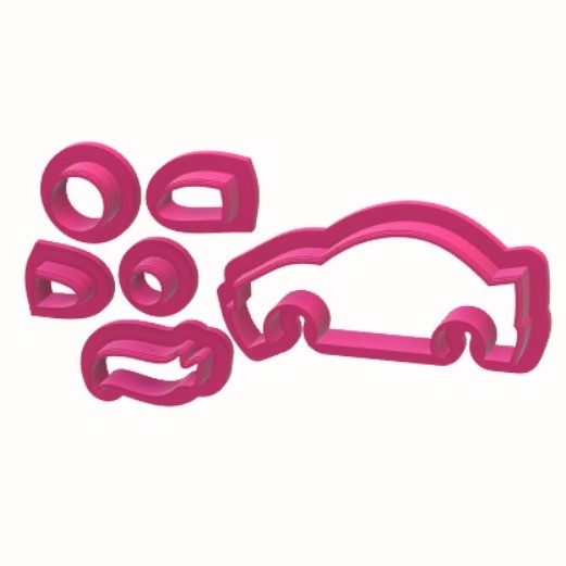 Cortador carrinho hot wheels