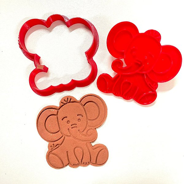Cortador e Marcador Elefante 7cm