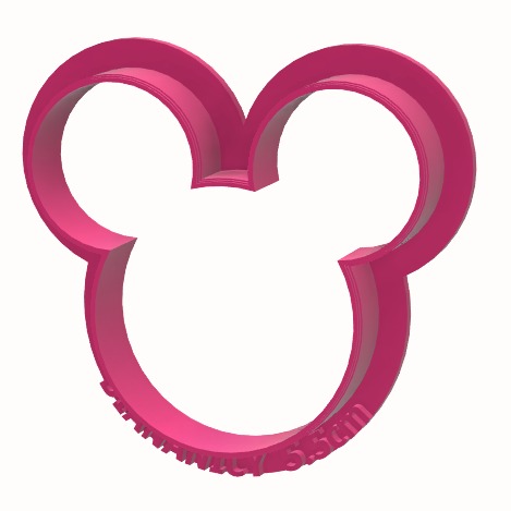 Cortador Mickey 5,5cm