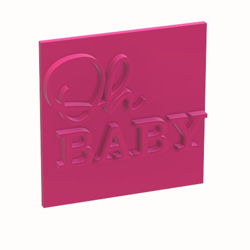 Cortador e Marcador Oh Baby 5cm