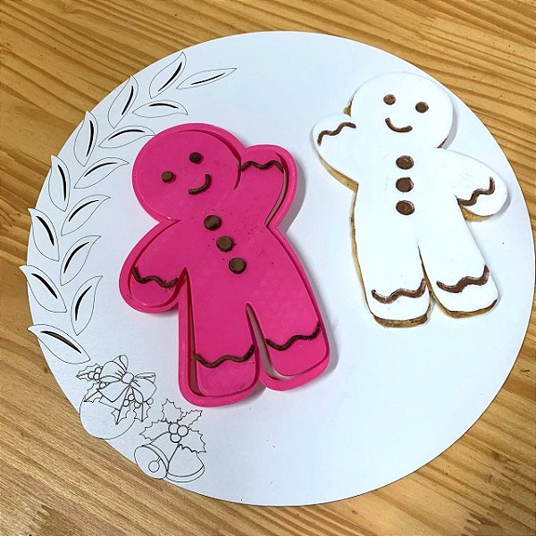 Cortador e Marcador Gigante Gingerbread - D240113