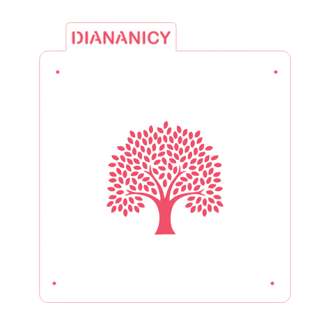 Estêncil Diananicy Nº 331 - Stencil Árvore