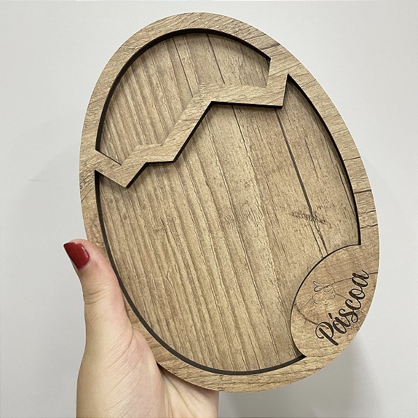 Base Ovo de Páscoa em MDF