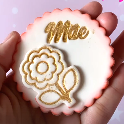 Dupla: Marcador Mãe + Cortador e Marcador Vaso Flor