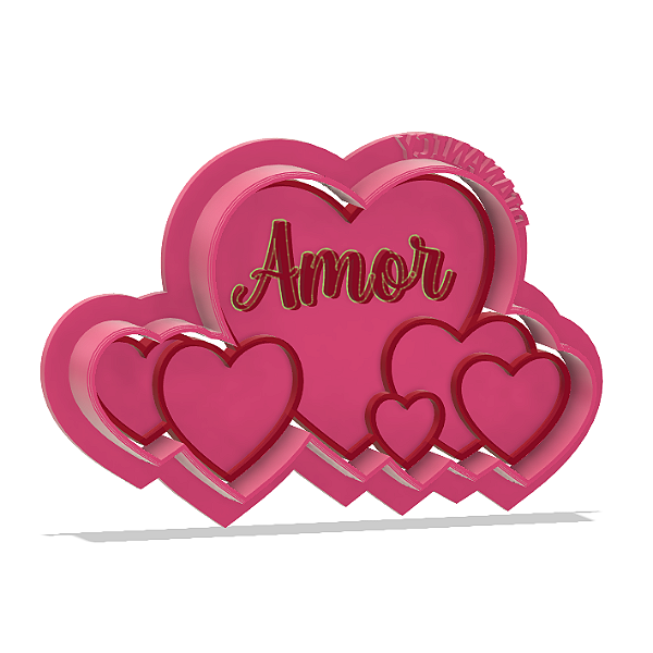 Cortador e Marcador Corações Amor