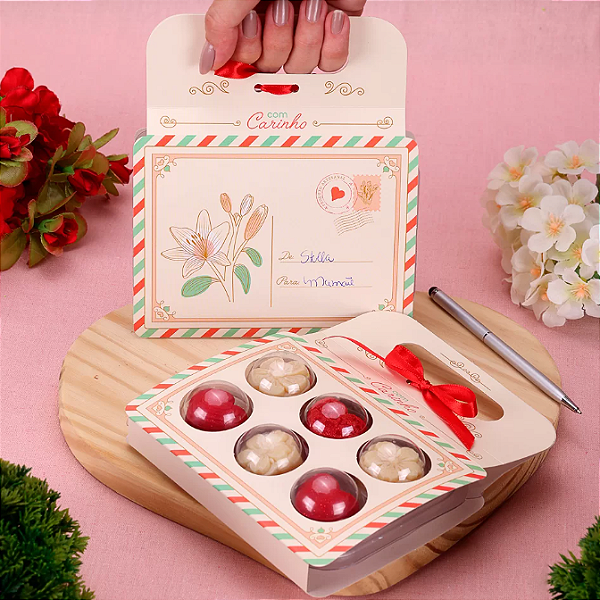 Caixa com Alça - Blister para 6 Doces (5 unidades)