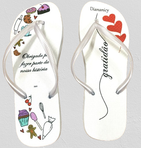 Chinelo Exclusivo - Confeitaria
