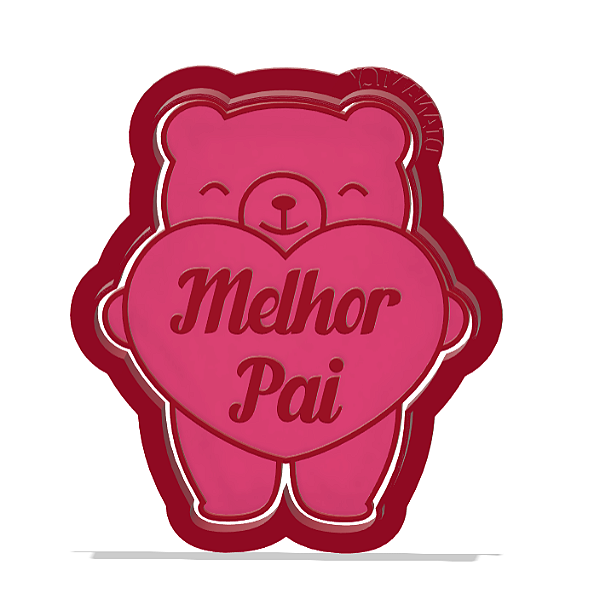 Cortador e Marcador Urso Melhor Pai