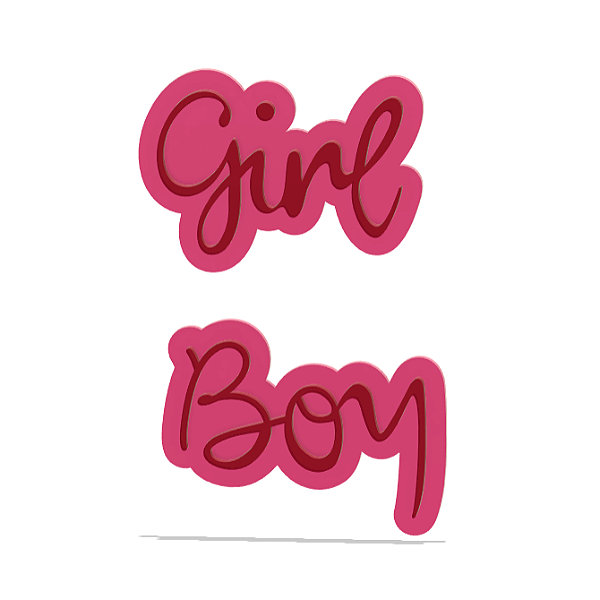 Dupla Marcador Boy e Girl
