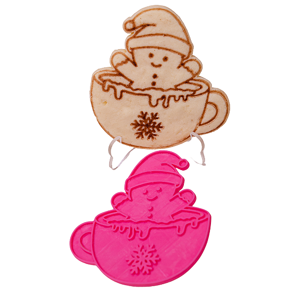 Cortador e Marcador Gingerbread na Xícara - D240021