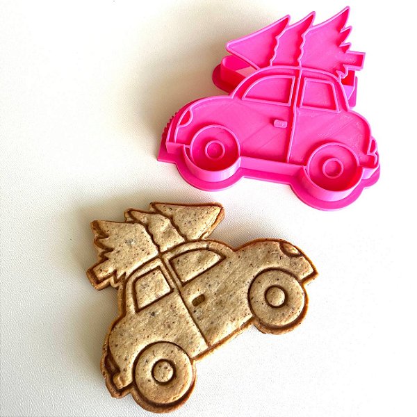 Cortador e Marcador Carro com Árvore de Natal - D240011