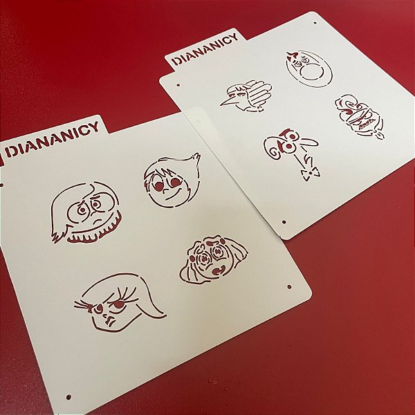 Estêncil Divertidamente