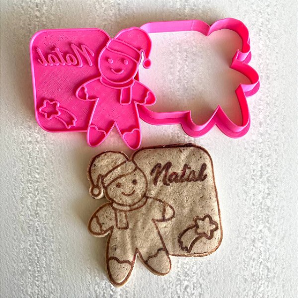 Cortador e Marcador Etiqueta Gingerbread - D240072