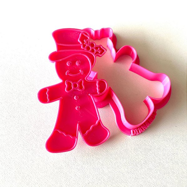 Cortador e Marcador Gingerbread com Chapéu - D240253