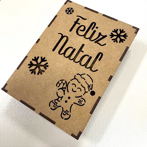 Caixa em MDF Gingerbread