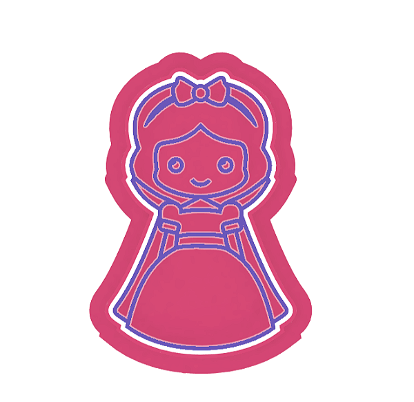 Cortador e Marcador Branca de Neve Baby