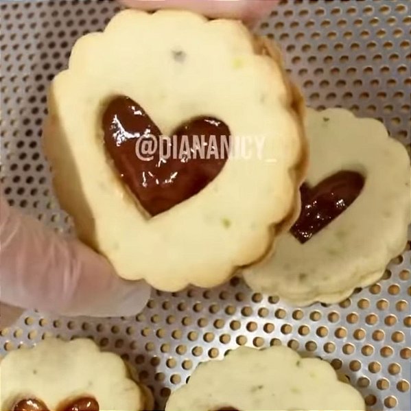 Cortador Linzer Redondo Amoroso