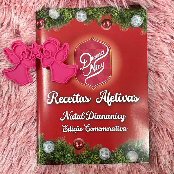 D250122 Cortador e Marcador Anjos COM LIVRETO RECEITAS AFETIVAS