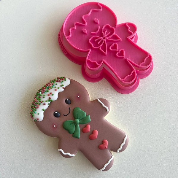 D250143 Cortador e Marcador Gingerbread Docinho
