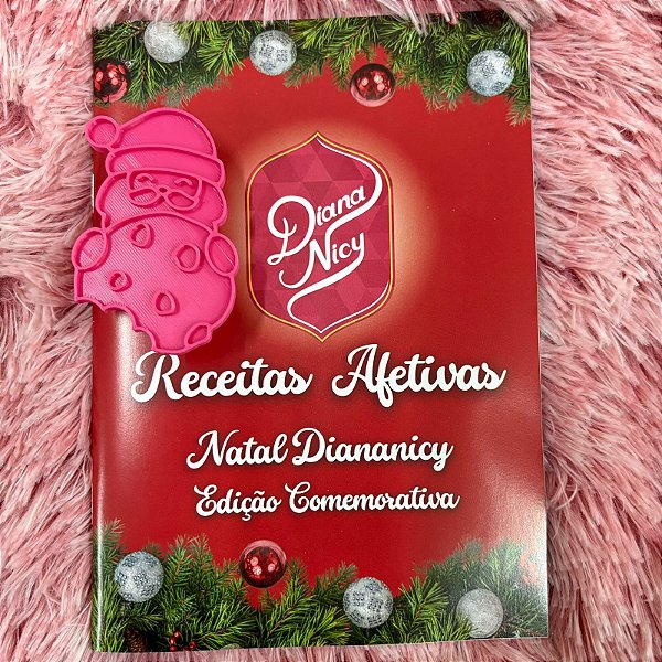 D250177 Cortador e Marcador Noel Cookie COM LIVRETO RECEITAS AFETIVAS