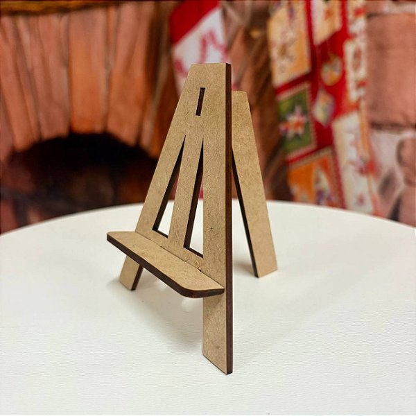 KIT Suporte Cavalete em MDF para Pintura (10unidades)