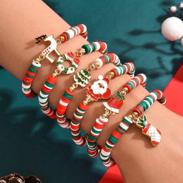 Pulseira Natalina (apenas uma unidade, envio aleatório)
