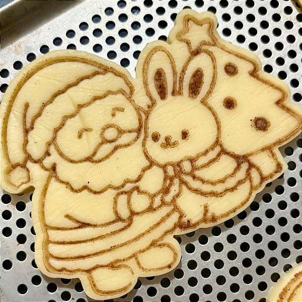 D260025 - Cortador e Marcador Papai Noel com Coelhinho