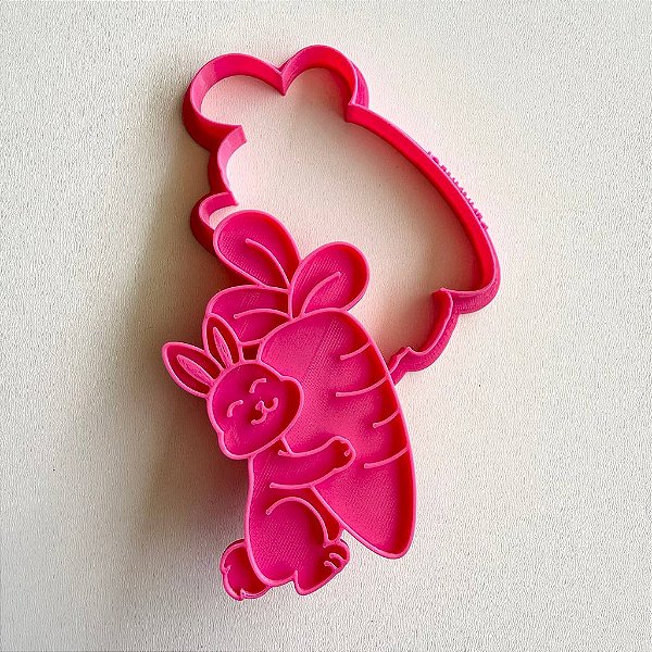 D260041 - Cortador e Marcador Coelho Abracinho Cenoura