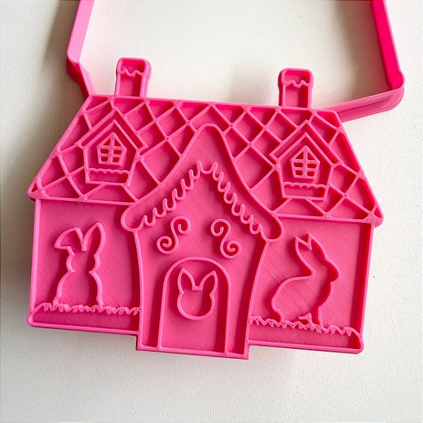 D260046 - Cortador e Marcador Casinha Decorado Páscoa