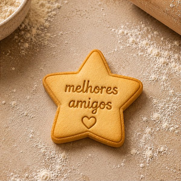 Cortador e Marcador Estrela Melhores Amigos