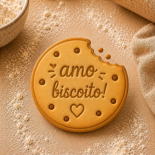 Cortador e Marcador Amo Biscoito
