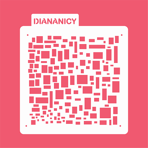 Estêncil Diananicy Nº 608 - Stencil Mosaicos Confeitaria Pasta Biscoito