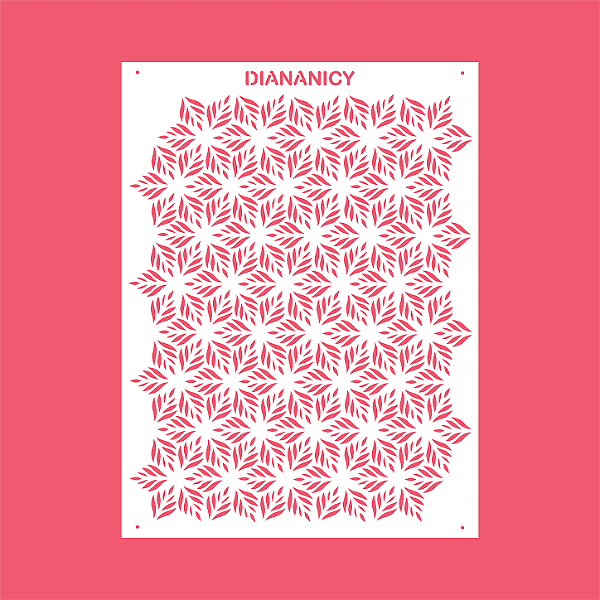 Estêncil Diananicy Nº 551 - Stencil Fantástico Confeitaria Pasta Biscoito