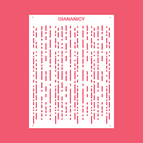 Estêncil Diananicy Nº 541 - Stencil Maravilhoso Confeitaria Pasta Biscoito