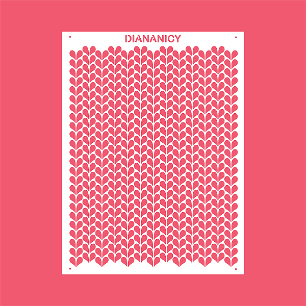 Estêncil Diananicy Nº 556 - Stencil Top Confeitaria Pasta Biscoito