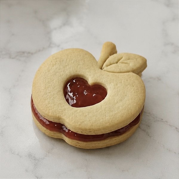 Cortador e Marcador Linzer Maçã