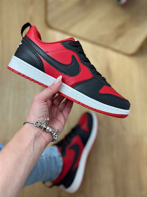 Tênis Nike Court Borough Low Recraft Vermelho
