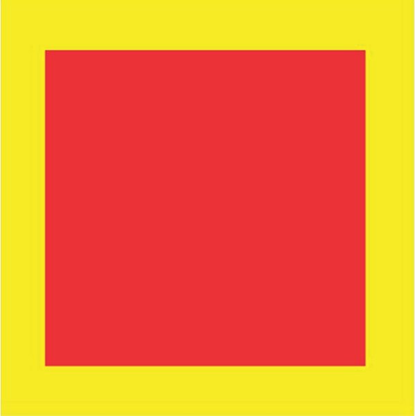 Adesivo de demarcação de Solo 100X100cm