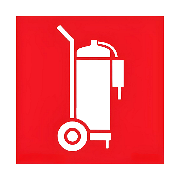 Placa de Sinalização Fotoluminescente (Extintor Carreta) Modelo E11