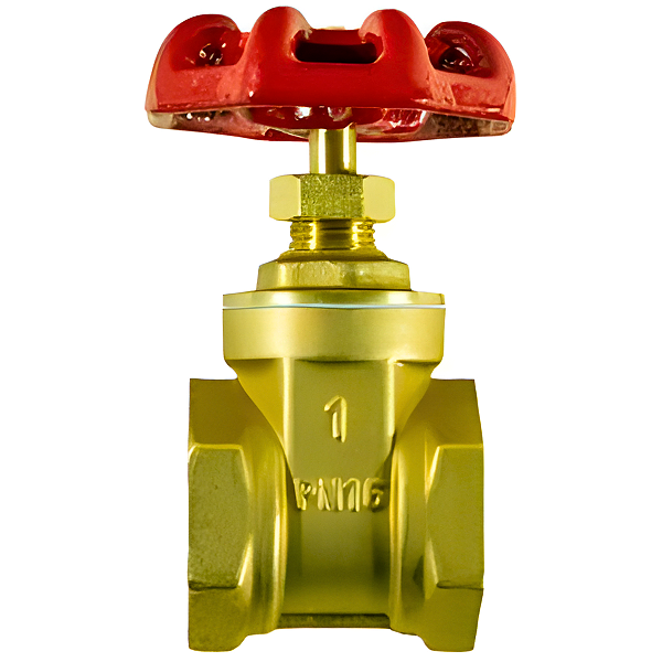 Registro/Válvula de Gaveta 1" Polegada Latão