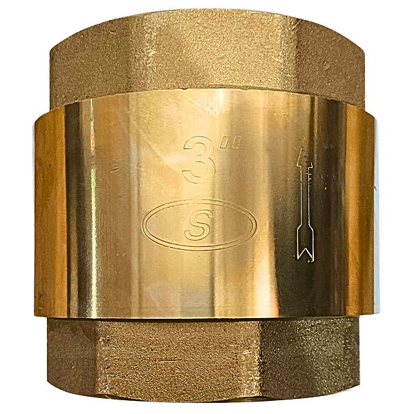 Válvula de Retenção Vertical 3" Latão