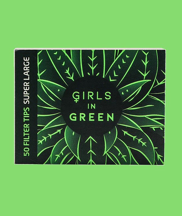 PITEIRA DE PAPEL - BEM BOLADO GIRLS IN GREEN - SUPER LARGE (VERDE)