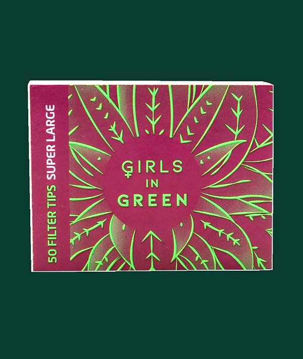 PITEIRA DE PAPEL - BEM BOLADO GIRLS IN GREEN - SUPER LARGE (ROSA)