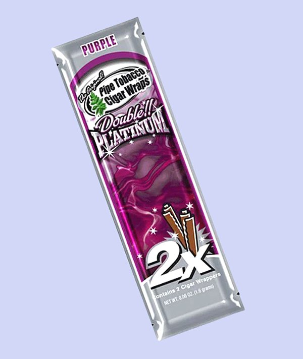 BLUNT WRAP DOUBLE PLATINUM - PURPLE