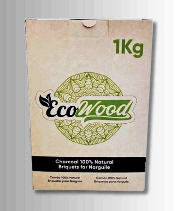CAIXA CARVÃO NARGUILE - ECOWOOD