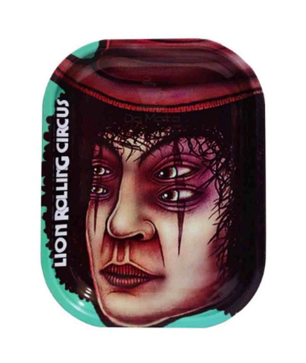 BANDEJA DE METAL - LION ROLLING CIRCUS (PEQUENA) - RUBY