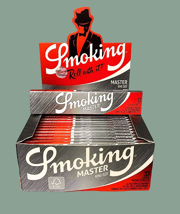 SEDA SMOKING MASTER - PRATA (ATACADO)