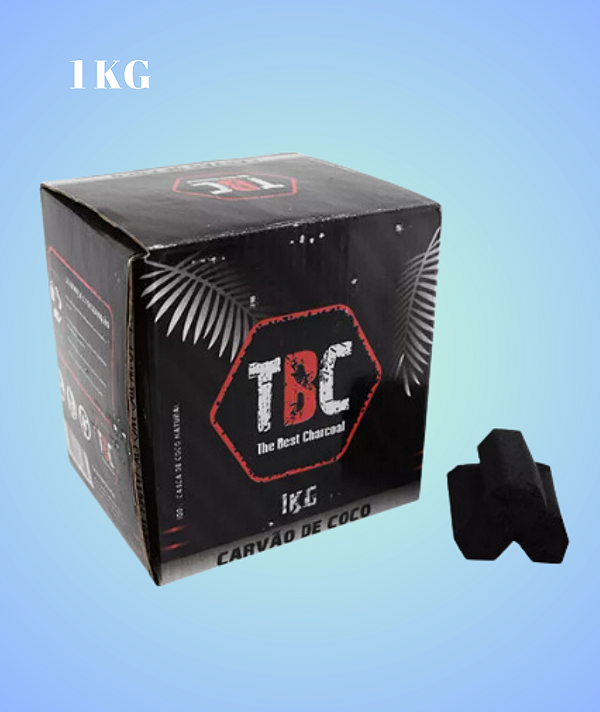 CARVÃO NARGUILE - TBC (CX DE 1KG)