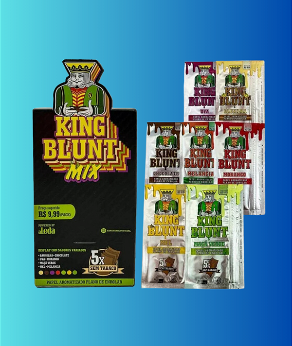 SEDA KING BLUNT MIX - COM 25 UNID. (ATACADO)