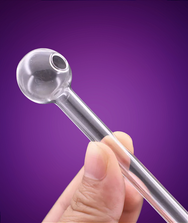 PIPE DE VIDRO PARA ÓLEO, CONCENTRADOS OU CRISTAL (CANO CURTO)